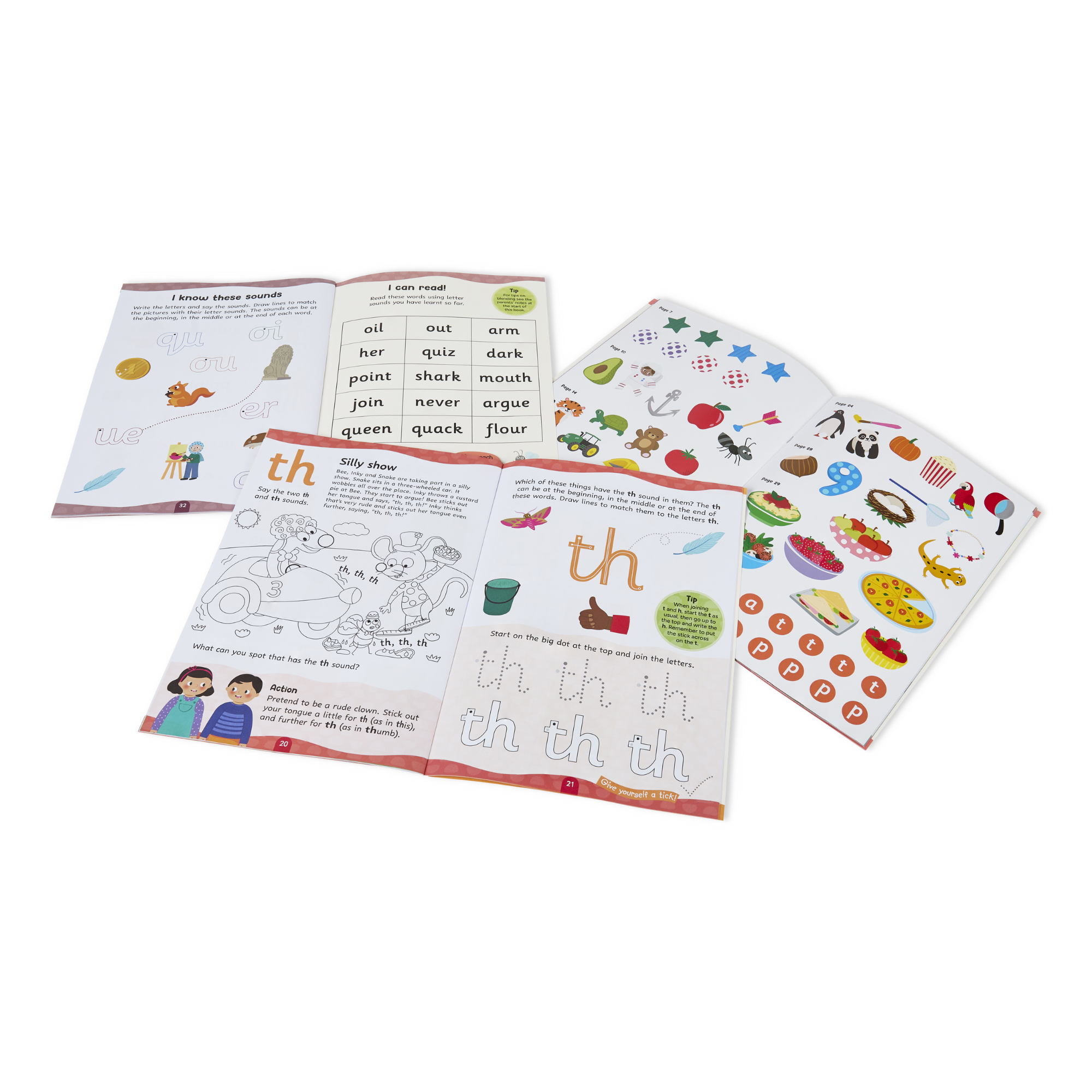 Jolly Math Books Jolly Phonics Activity Book 1-7 Complete Set (British English ...