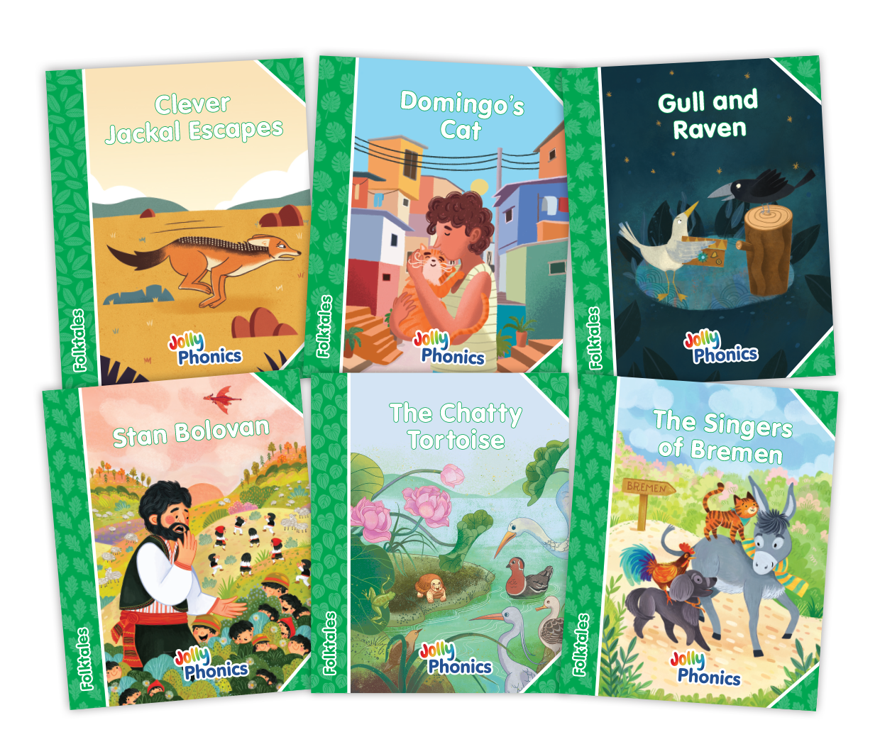 Jolly Math Books Jolly Phonics Folktales Readers - Green Level Books – Jolly Learning ...