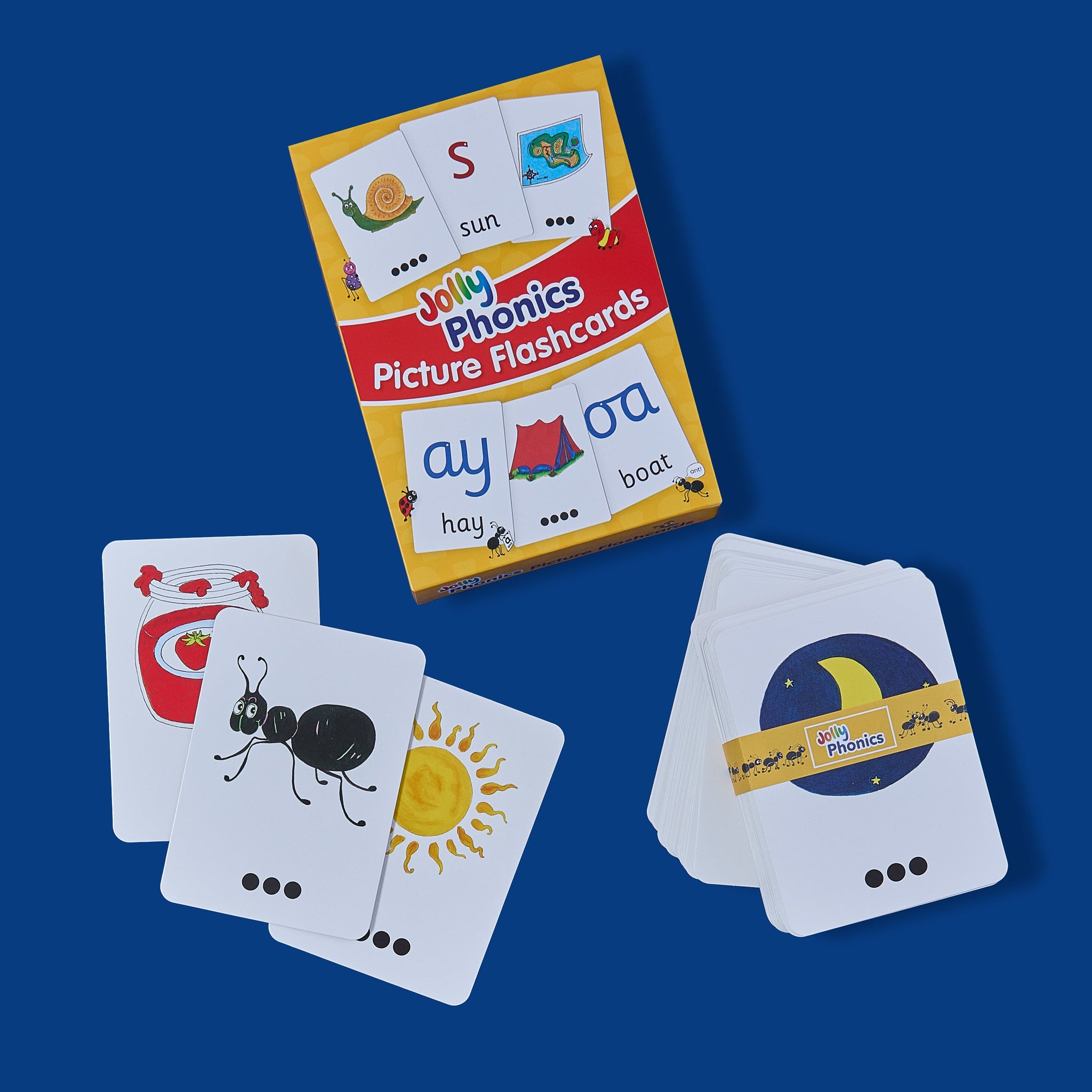 【Riii☆ 】【Jolly Phonics Cards】フラッシュカード Jolly Phonics Picture Flash Cards: In Print Letters: Wernham, Sara